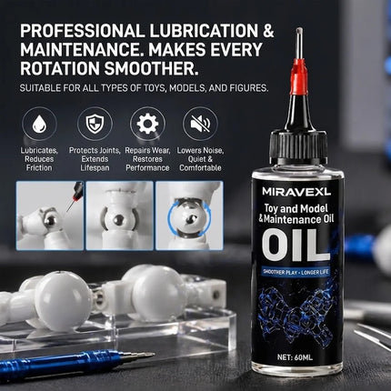MIRAVEXL Action Figure & Model Lubricating Oil Toy Joint Maintenance Care Lubricant Rust Prevention Hobby Gear