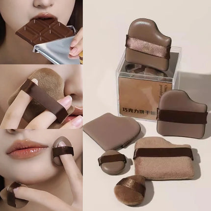 4/6PCS Makeup Blender Puff Air Cushion Foundation Sponge Loose Powder Puffs Cosmetic Applicator Tool Finger Sponge Makeup