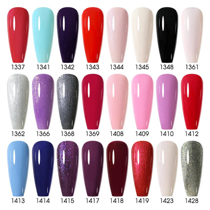 Clou Beaute 15ml Nail Gel Polish Vernis Semi Permanent UV LED Lamp Lakiery Hybrydowe Hema Free Red Nail Art Gel Lacquer Gel