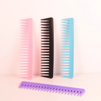 Hairdressing wide tooth comb, anti-static, suitable for home hairdressing and hair salons,special for real hair wigs