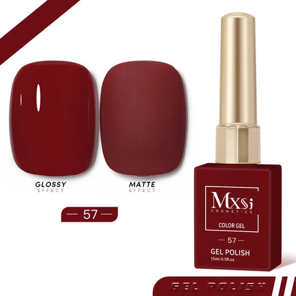 Mxsi Nails Polish 60 Colors Semi Permanent Nail Polish 15ml UV Lamp Nail Polish Hybrid Nail Art Salon Varnish Not Set