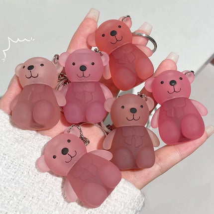 Art Value Cute Bear Velvet Lip Mud Soft Mist Whitening Silky Lip Glaze Low Saturation Tone Lipstick