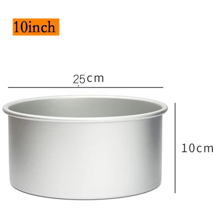 6/8/10 Inch Heightened Cake Mould  Deepened Anode Removable Bottom Mold Baking Tool Cylindrical Cake Baking Tray Bakery Tools