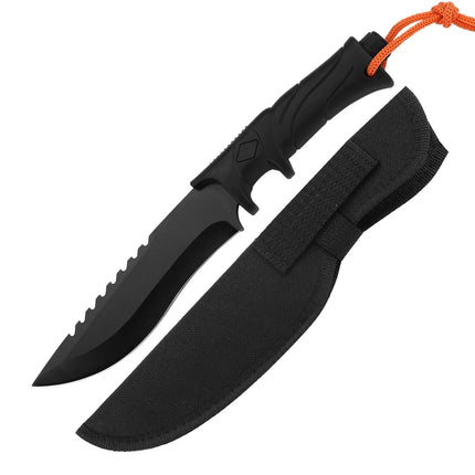 Outdoor High hardness straight knife, fixed blade EDC convenient jacket, multi-purpose camping cutter and survival knife