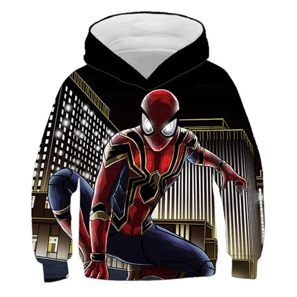 Boys Marvel Spider-Man Venom Hoodie Spring Sportswear Hooded Anime Graphic Kids Outfit Trucksuit
