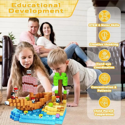 Magnetic STEM Building Blocks - Educational Set for Kids