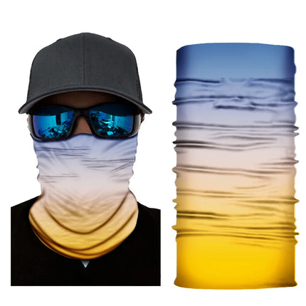Gradient Magic Seamless Cycling Bandanas Men Balaclava Bycycle Fishing Mask Protection Half Face Shield Bicycle Bandage