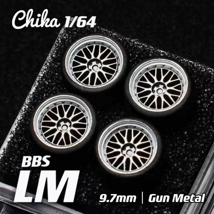 1/64 Chika Modified Wheels 9mm BBS LM VSXX Stance Wheels