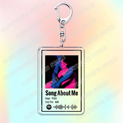 TV Girl Songs Keychains for Women Accessories Bag Cigarettes Out The Window Lovers Rock Not Allowed Keying Jewelry Fans Gifts