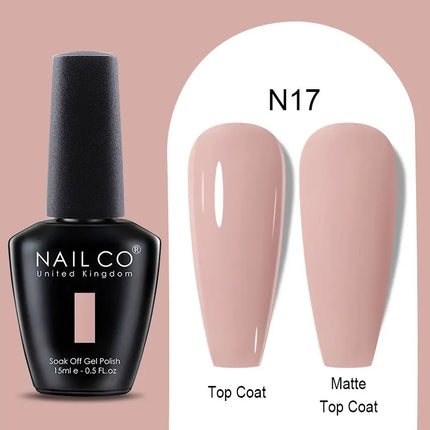 NAILCO Winter Series Color Gel Nail Polish 15ML Semi Permanent Soak Off Gel Varnishes Super Texture Gorgeous Nail Manicure Art