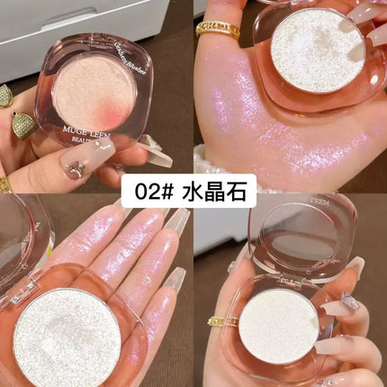 Single Highlighter Palette Chameleon Highlighter Contour Glitter Polarising Natural Long-Lasting Rare Beauty Makeup Cosmetics