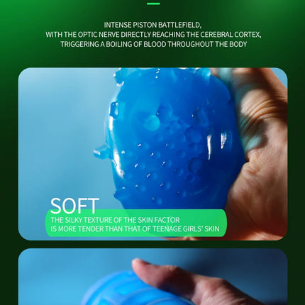Fully Automatic Handle Masturbator 6-Segment Fixed-point Telescopic Male One-Key Burst Masturbation Cup Trainer Sex Toys for Men