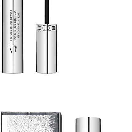 Qibest Silver Tube Mascara Waterproof Long & Curling Black Eyelashes Easy Removal No Dizziness Everlastingly Lasting