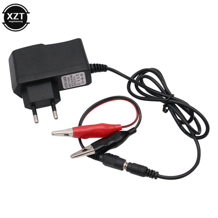 Universal 12V 1A Chargers Smart Lead Acid AGM GEL Battery Charger for Car Motorcycle 12 V Volt 7ah 10ah 20ah Auto Charging Unit