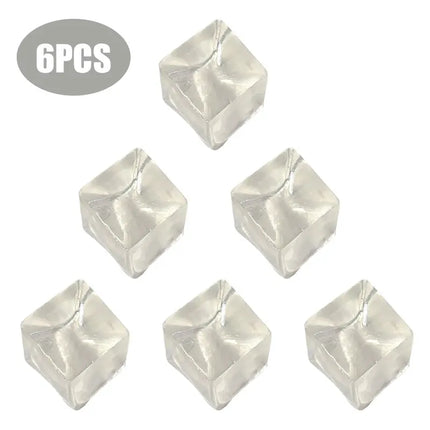 3/4.5/5.5CM Ice Cube Squishy Toy Stress Relieving Soft Touch Slow Rebound Stretch Squeeze Snowflake Ice Cube Xmas Gift for Adult