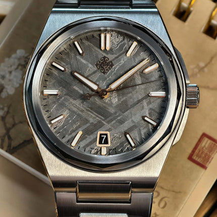 IX&DAO 2026 New Space Warrior 37.5mm Men's Automatic Mechanical Watch Miyota 9015 Sapphire Stainless Steel Waterproof 10Bar Relo