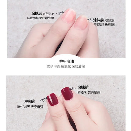 8ml Water-based Nail Polish No Baking Long Lasting Semi-permanent Quick Dry non-peelable Nail Varnish DIY Fashion Manicure