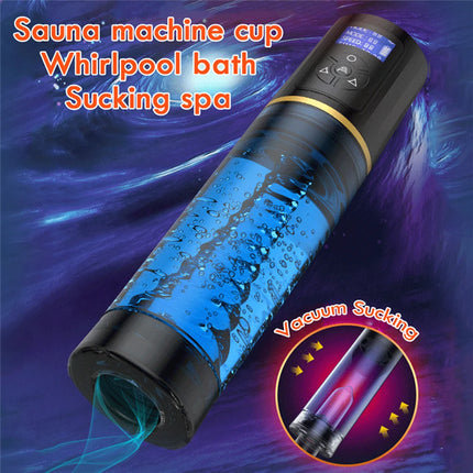 Electric Penis Pump with Airplane Cup Negative Pressure Vacuum Masturbation Aid for Enhanced Erection Hydrotherapy Sexual Stimul