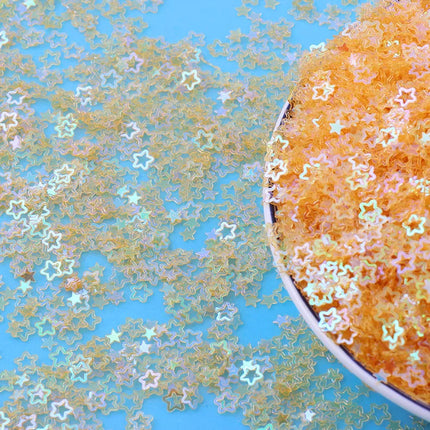 4mm 20g Stars Flower Glittering Sequins Paillettes Sprinkles For Slime Additives DIY Slime Accessories Filler Wedding Nail Art