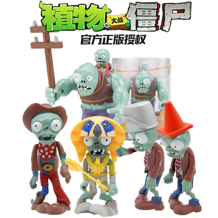 New Plants vs Zombies Toys Action Figures Gargantuar Robot Plant Zombie Game Fan Figurines Doll Toys For Children Birthday Gifts