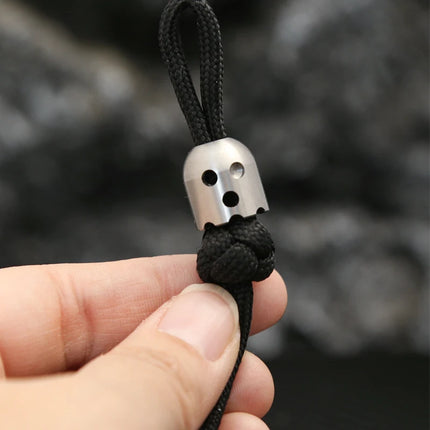 Stainless Steel Ghost Knife Drop Pendant Adult Fidget Toy Paracord Rope Decompression Toys Edc Accessory Fashion Men Women Gift