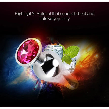Mini Sexy Metal Wear Outside Stainless Steel Anal Plug Dilator Adult Couple Masturbator Alternative Butt Plug For Men Women Gay