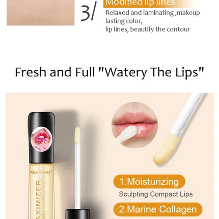Fast Volumising Lip Plumper Serum Sexy Lip Oil Gloss Increase Lip Elasticity Reduce Fine Lines Brighten Moisturizing Lip Care