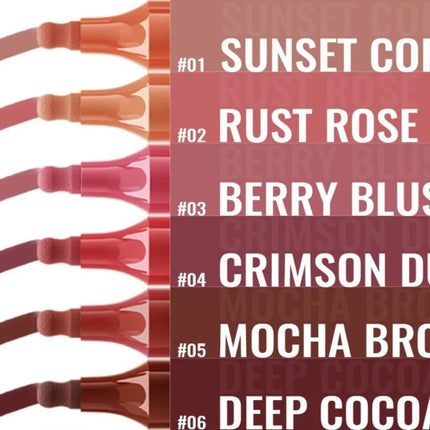 6 Colors Liquid Lip Liner Pencil Long Lasting Nude Lipstick Matte Lip Liner Stick Non-stick Cup Natural Lips Contour Pen Makeup