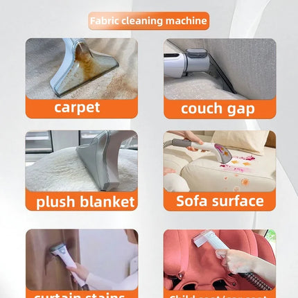 Fabric Sofa Cleaner  Machine Household Small All-in-One Multifunctional Carpet Window Cleaning Machine Vacuum Dust Cleaner