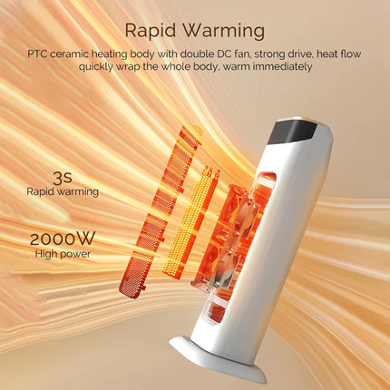 Electric Stove Heater 1500W PTC Fast Heat Home Use Bedroom Adjustable Temperature Room Heater Fan Warmer Hot Air Heater Indoor