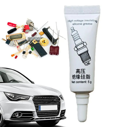 Dielectric Grease Automotive High-voltage Insulation Silicone Grease Lubricant Portable High Temp Grease for Electrical
