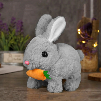 Children Puzzle Electronic Toys Electric Stuffed Rabbit Walk Bark Nod Birthday Parties Holiday Gifts Room Decoration