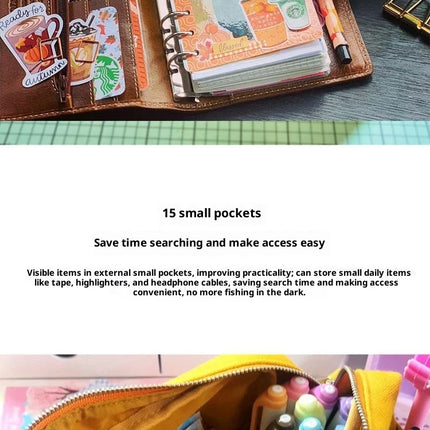 Large Capacity Canvas Storage Bag Simple Design For High School Students Multi-Layer Pencil Case And Bag For Boys And Girls