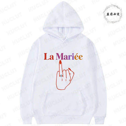 Winter Autumn Outerwears: Y2K Clothes Hooded Sweatshirts, Future Bride & Bridesmaid Picks for French Girls EVJF Single Farewell