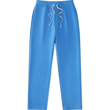 High-end sweatpants made of 350g American retro blended fabric, custom logo, casual and loose fit, breathable, large size sweatp