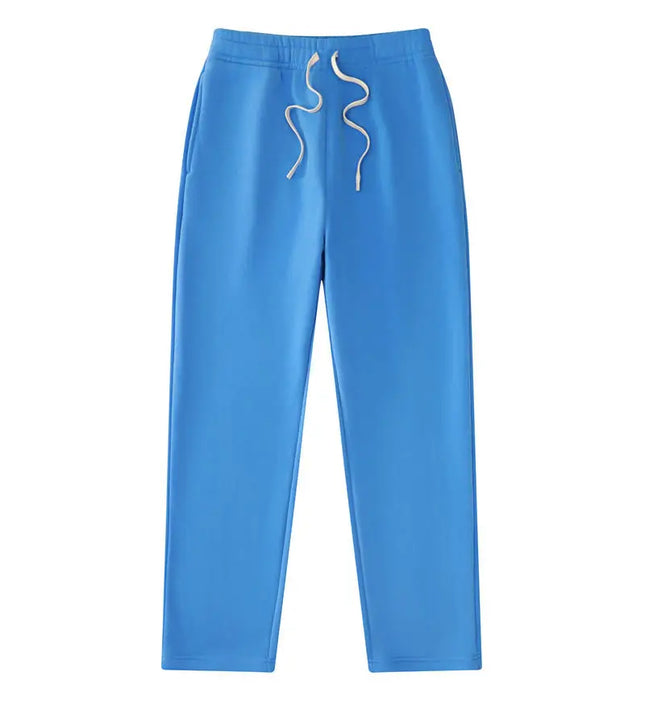 High-end sweatpants made of 350g American retro blended fabric, custom logo, casual and loose fit, breathable, large size sweatp