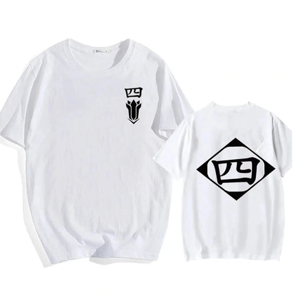 Hot Sale Anime Cotton T-Shirt Bleach Cosplay Shirt Zaraki Kenpachi Men Women O-Neck Short Sleeve Tee Fashion Tshirt For Fans