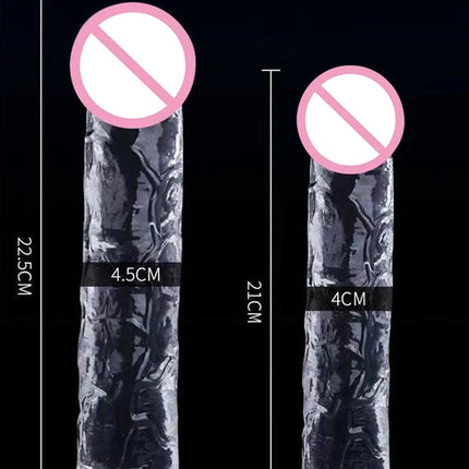 Realistic Dildo Jelly Penis Suction Cup Dildo 7 Size Female Masturbator Clitoral Stimulator Big Dick Lesbian Sex Toys For Women
