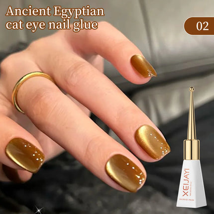 XEIJAYI 10ML Black Brown Cat Eye Gel Nail Polish UV Permanent Seedling Varnish Manicure Decor 2025 New Style