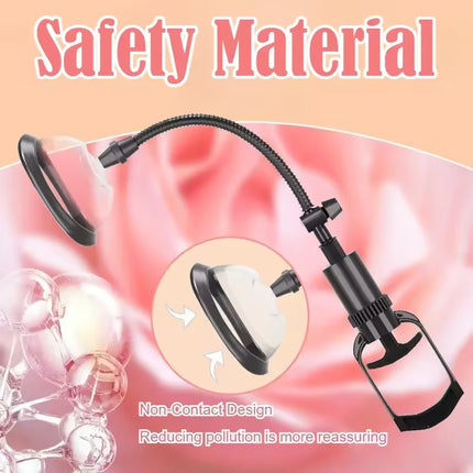 Manual Pussy Pump Vagina Clitoris Sucker Adult Sex Toy Manual Women Breast Massage Nipple Stimulator Enlarge Vacuum Pump Cover