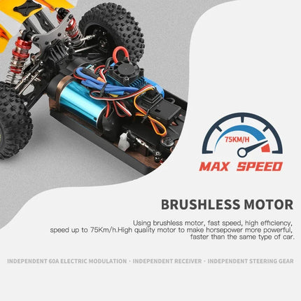 WLtoys 144001 144010 4WD RC Car 60KM/H 75KM/H High Speed Racing Car 2.4G Off-Road Drift Remote Control Vehicle Toys for Adults