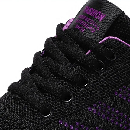 Litfun Women's Casual Sports Shoes Fashion Female Soft Bottom Sneakers Breathable Mesh Running Shoes Leisure Light Flats Shoes