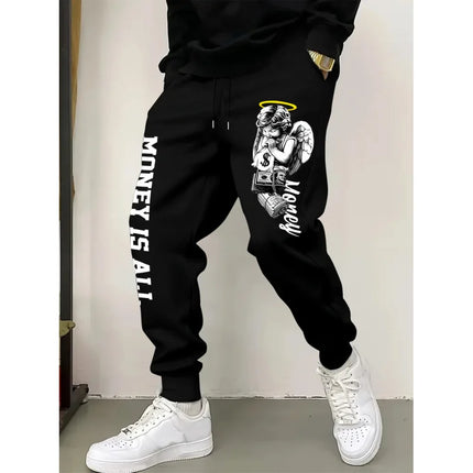 Fashionable And Distinctive Men'S Casual Pants For Everyday Wear，Casual Drawstring Waist Pants，Men'S Versatile Clothing