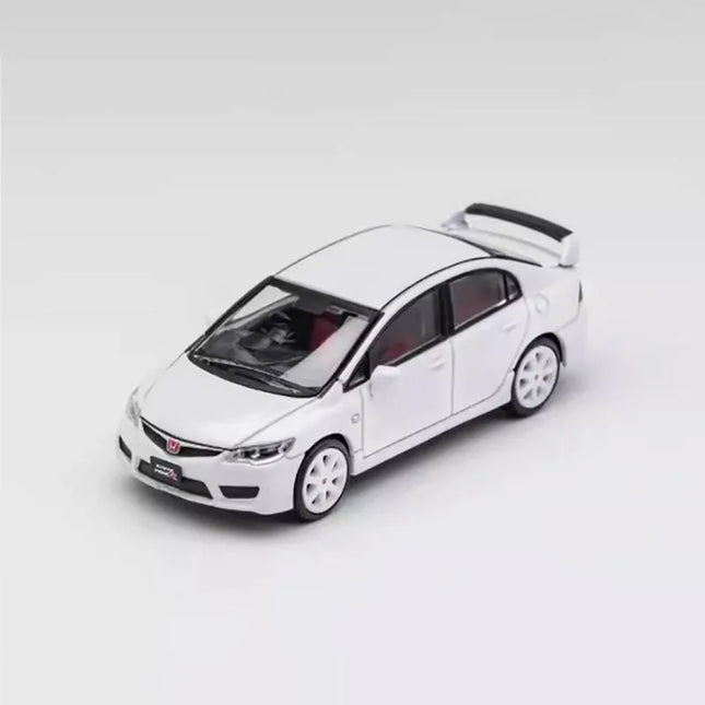 DCT 1:64 Scale Civic Type-R FD2 Coupe Alloy Simulation Car Delicacy Model Static Collectible Toy Gift Display