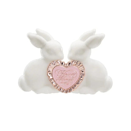 Flower Knows Bunny Garden Series Blush Brush - Flower Knows Wool Loose Powder Highlighter Cosmetic Tool for Makeup