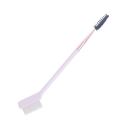 1PC Double Headed Eyebrow Brush Steel Needle Eyelash Comb Contouring Eye Brow Eyeliner Makeup Brushes Eyes Cosmetic Brushes