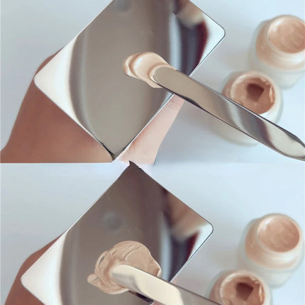Stainless Steel Palette Tray Mixing Rod Set Makeup Toner Spatula Mixing Stick Foundation Cream Mixing Tool Cosmetic Make Up Tool