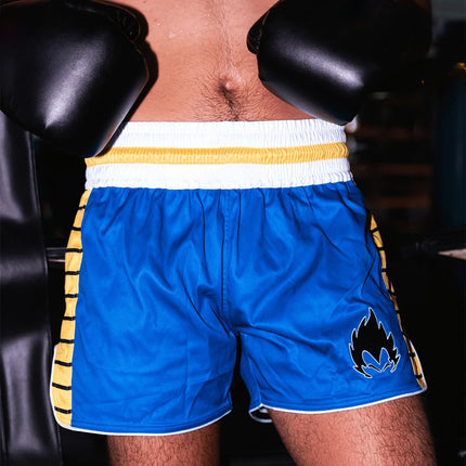 Summer New Dragon Ball Vegeta IV Muay Thai Shorts Men Oversized Quick-Dry Anime Enthusiast MMA  Sport Shorts ﻿﻿﻿