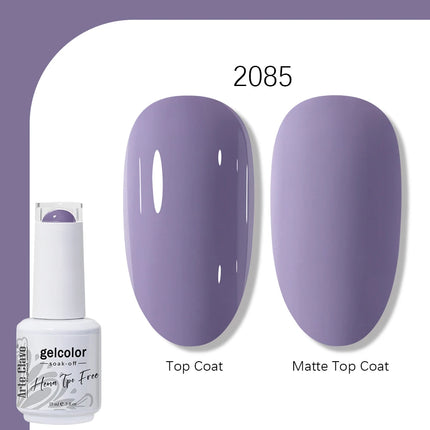 Arte Clavo TPO FREE HEMA FREE Gel Nail Polish UV Multi Use Semi Permanent Soak Off Autumn Winter Nail Art Hybrid Varnish 15ml