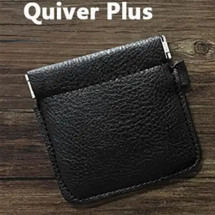 VDR Quiver Plus By Kelvin Chow (Gimmicks and Online Instructions) Close-up Magic Tricks professional Amazing Genuine Leather